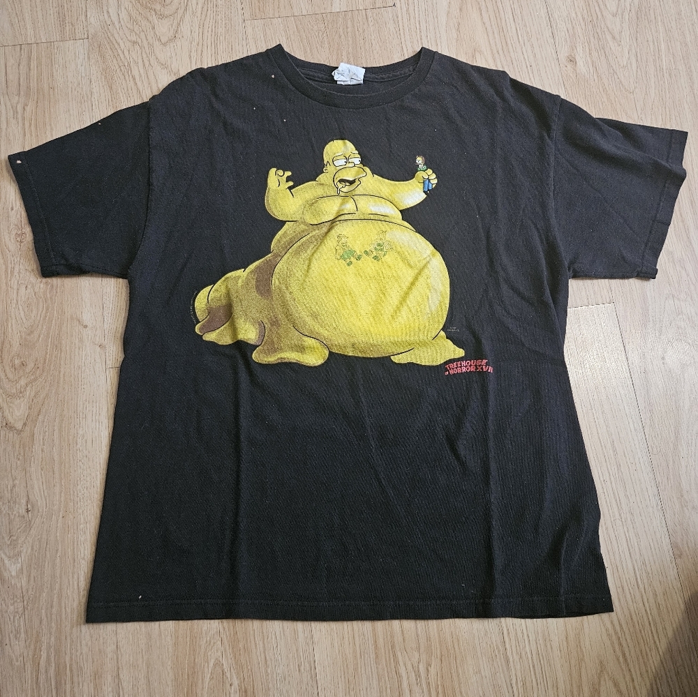 Homer Simpson Treehouse of Horror XVll (17) 2006 rare t shirt
